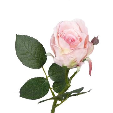 Fake rose VRONI, pink, 12"/30cm, Ø2.4"/6cm