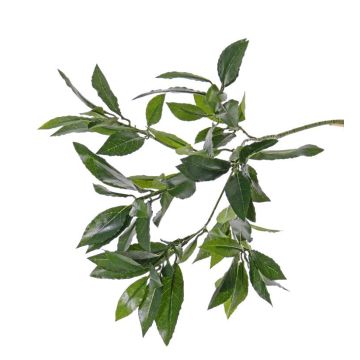 Fake Laurel foliage spray NAGISA, green, 20"/50cm