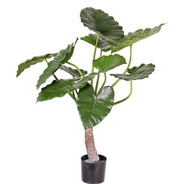 Artificial plant elephant ear SURI, green, 31"/80cm