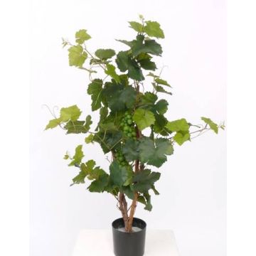 Artificial Grapevine JORINA, real stems, weatherproof, green, 24"/60cm