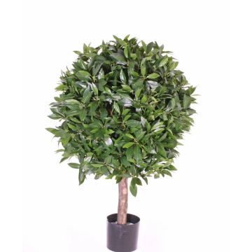 Artificial Laurel ball tree KLIO, natural stem, fruits, 3ft/100cm, Ø 31"/80cm
