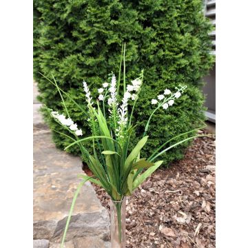 Decorative bouquet SIVIKELO, lily of the valley, lavender, spike, white, 16"/40cm Decorative bouquet SIVIKELO, lily of the valley, lavender, spike, white, 16"/40cm