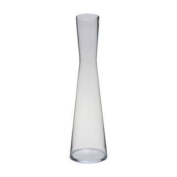 Slim decorative vase SYRMA made of glass, transparent, 40cm, Ø10cm