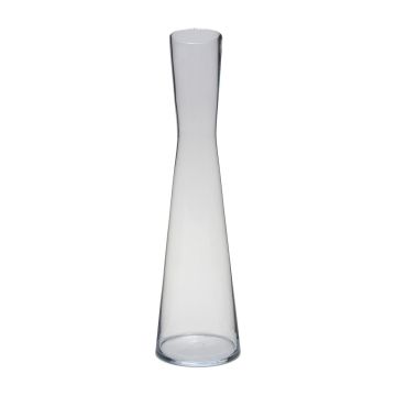 Slim decorative vase SYRMA made of glass, transparent, 60cm, Ø14,5cm