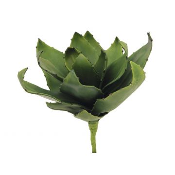 Plastic agave JORES, on spike crossdoor, green, 18"/45cm, Ø16"/40cm