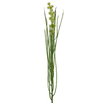 Fake allium grass AHRAS with flowers, green, 20"/50cm