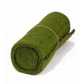 Fleece mat of moss CUNO, green-brown, 7ftx20"/205x50cm
