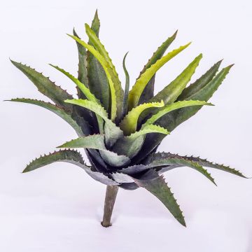 Fake agave SEDA, on spike, green, 10"/25cm, Ø10"/25cm