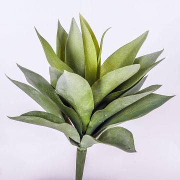 Fake agave DESIREE, on spike, green, 10"/25cm, Ø10"/25cm