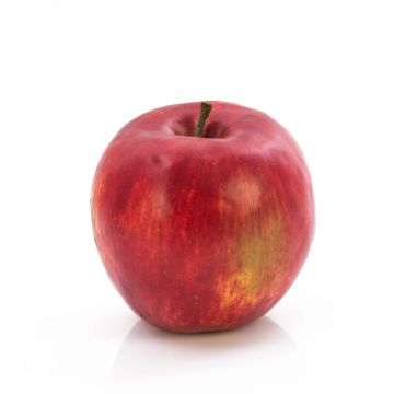 Artificial apple ADAM, red, 3"/7,5cm, Ø3.1"/8cm