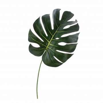 Fake Philodendron Monstera Deliciosa leaf UMBERTO, green, 22"/55cm