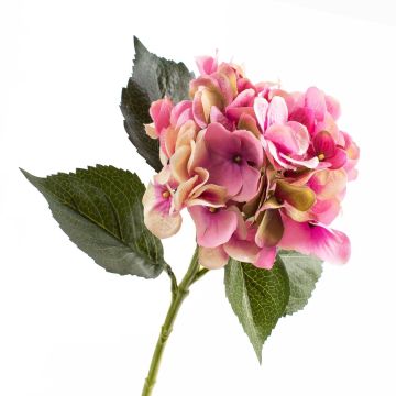 Fake hydrangea GABRIELLA, pink, 20"/50cm, Ø7"/18cm