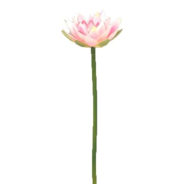 Artificial water lily LIAN, pink, 24"/60cm