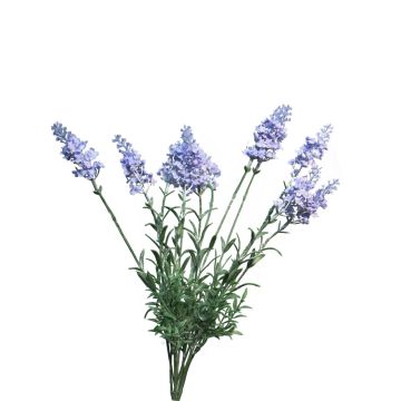 Artificial lavender MINGMAO on spike, violet-blue, 16"/40cm