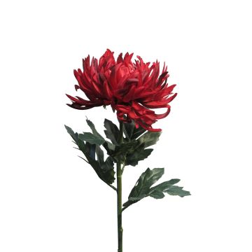 Artificial chrysanthemum LINGYUN, red, 26"/65cm