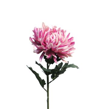 Artificial chrysanthemum LINGYUN, pink, 26"/65cm
