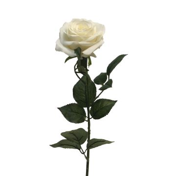 Artificial rose KAILIN, cream, 26"/65cm