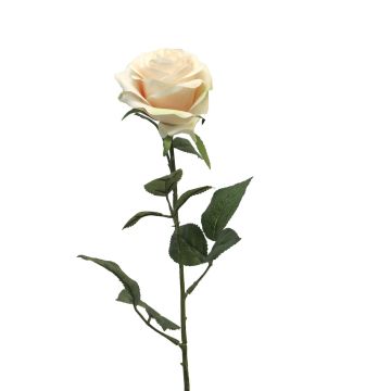 Artificial rose KAILIN, cream-pink, 26"/65cm