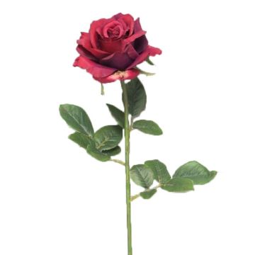 Artificial rose XINNAN, red, 26"/65cm