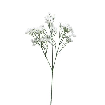 Artificial gypsophila CECILIA, white, 26"/65cm, Ø0.4"/1cm