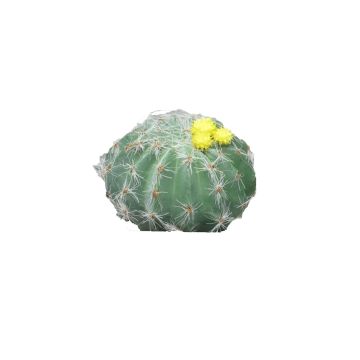 Artificial mother-in-law cushion JIAYIN with flowers, stem, yellow, 3.1"/8cm