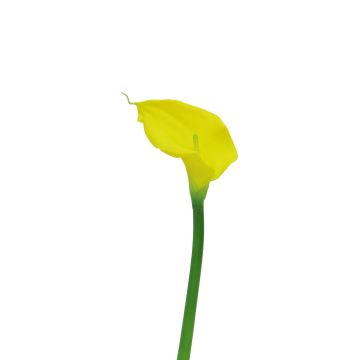 Artificial calla ZHILONG, yellow, 22"/55cm