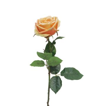 Artificial rose JIANHUA, peach, 28"/70cm
