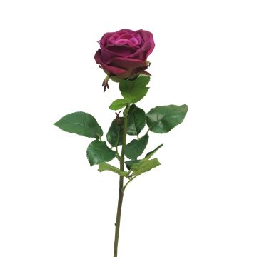 Artificial rose JIANHUA, purple, 28"/70cm