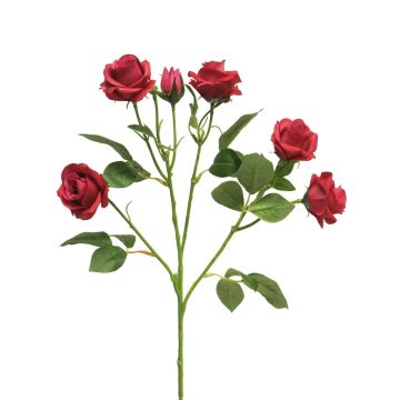 Artificial rose branch SHANZHA, pink, 28"/70cm