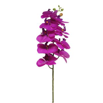 Artificial Phalaenopsis orchid branch SONGYA, pink, 31"/75cm