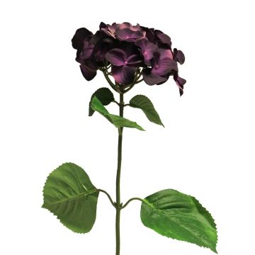 Artificial hydrangea MEITAO, dark purple, 28"/70cm