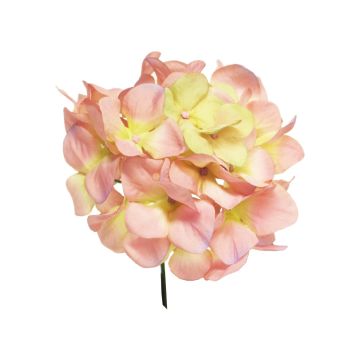 Decorative hydrangea FUHUA, pink-cream, 10"/25cm