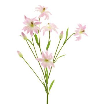 Artificial wild lily branch WENHAO, pink-cream, 3ft/95cm