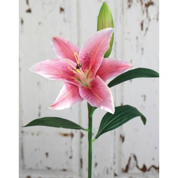 Artificial tiger lily FILICE, pink, 20"/50cm, Ø6.7"/17cm