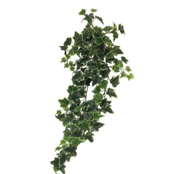 Artificial hanging ivy LANSHUO on spike, green-white, 33"/85cm