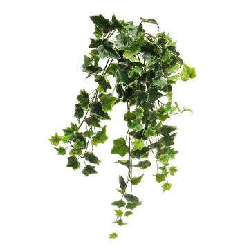 Artificial hanging ivy LANSHUO on spike, green-white, 28"/70cm