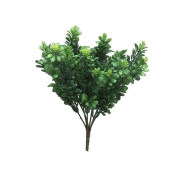 Artificial myrtle LIANAN with blossoms, spike, green, 12"/30cm