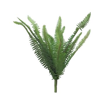 Artificial fern TIANLEI on spike, green, 16"/40cm