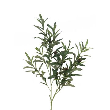 Artificial olive branch CHANG with fruits, 3ft/100cm