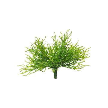 Fake santolina plant LING on spike, green, 7"/18cm