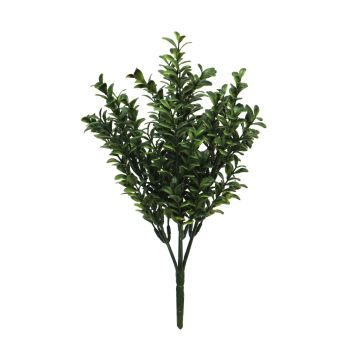 Artificial boxwood bush TOM, crossdoor, spike, green, 12"/30cm