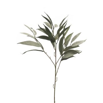Decorative mango branch WENLIAN, green-grey, 31"/75cm