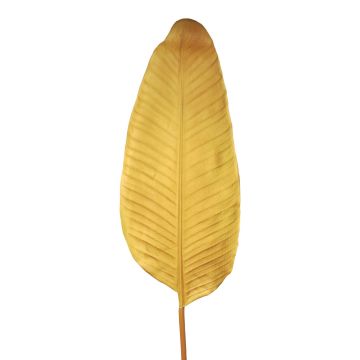 Artificial banana leaf MEISHUO, yellow-brown, 4ft/110cm