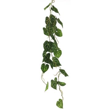 Artificial silver vine garland SHUSU, green, 4ft/110cm
