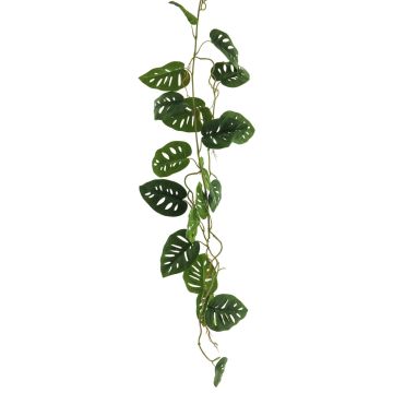 Artificial Philodendron Monstera Deliciosa garland WANPING, 4ft/120cm