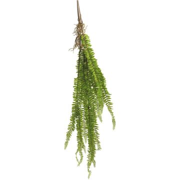 Artificial Boston fern plant TINGLAN, spike, roots, green, 33"/85cm