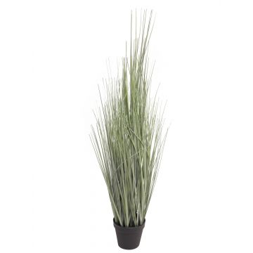 Fake switchgrass LIFANG in decorative pot, grey-green, 85cm