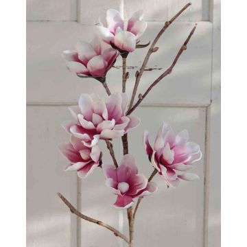 Artificial magnolia BIRGITTA, light pink-white, 4ft/110cm