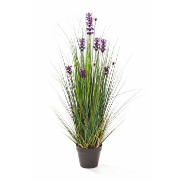 Artificial lavender grass FREDERICA, purple, 3ft/90cm