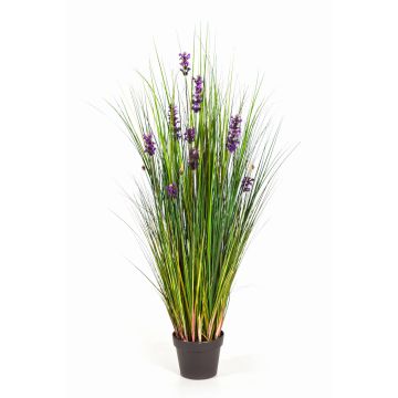 Artificial lavender grass FREDERICA, purple, 120cm